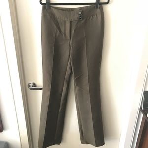 BURBERRY PANTS OLIVE GREEN SHIMMER Extra Long 42